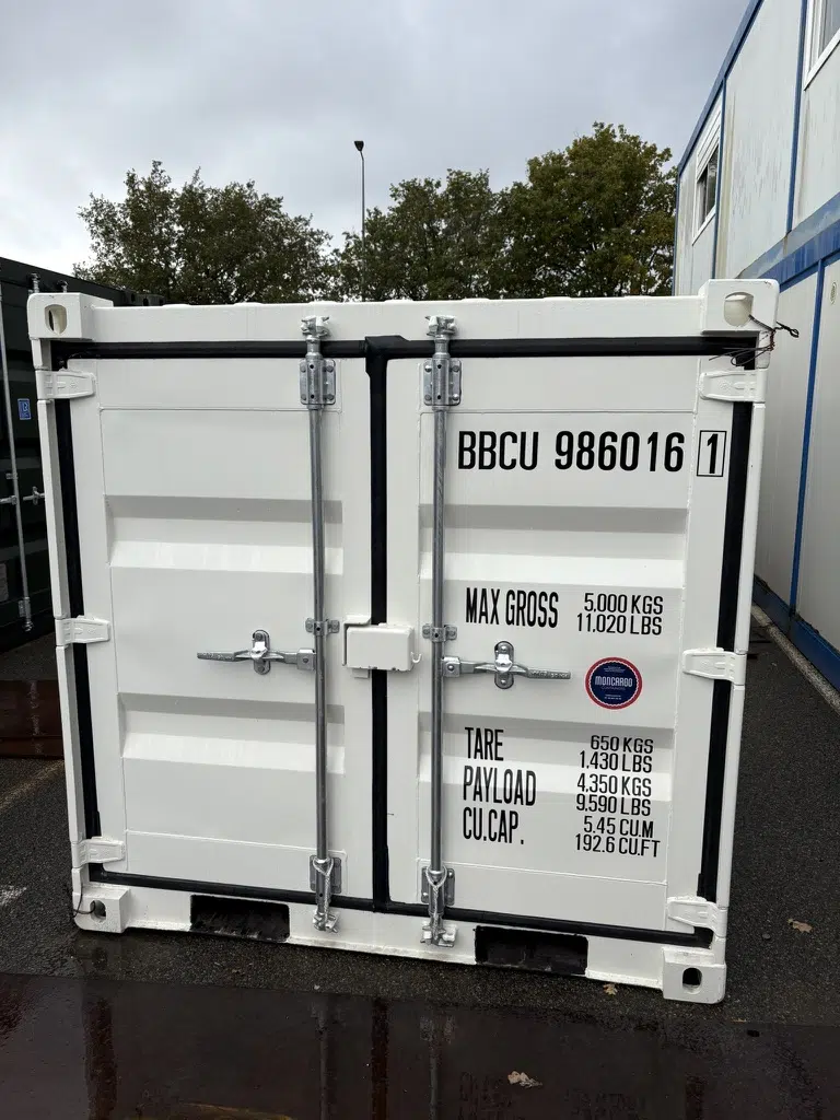 Container 6 pieds Dry 1er voyage – couleur selon disponibilité
